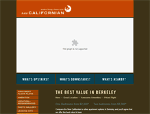 Tablet Screenshot of newcalapartments.com